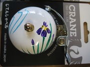 BELL Crane hand painted bells  Hana (Iris) click to zoom image